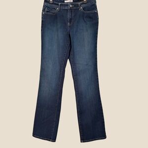 Chico's Platinum Boot-Cut Jeans Blue, Size 10 Tall Chico's 1.5 Tall
